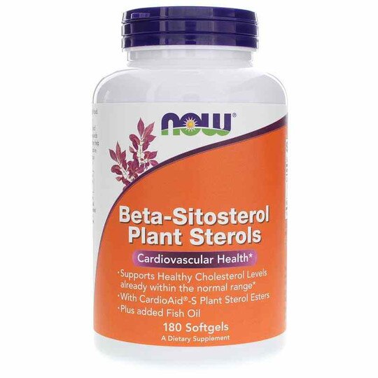 Beta-Sitosterol Plant Sterols, NOW